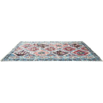 Tapis Ethnique Bleu Agra 120x170cm Paris - Tapis - Publicité Tapis Ethnique Bleu Agra 120x170cm Paris - Tapis - Publicité