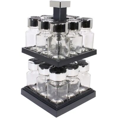 Cook Concept - Carrousel d'épices avec 16 pots - Accessoire cuisine - Publicité Cook Concept - Carrousel d'épices avec 16 pots - Accessoire cuisine - Publicité
