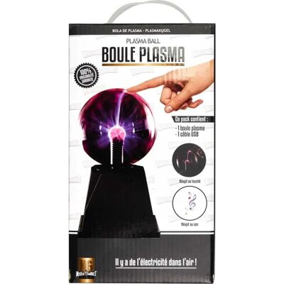 Marque Modèle - Boule de Plasma Noire 21cm - Décoration Tech - Publicité Marque Modèle - Boule de Plasma Noire 21cm - Décoration Tech - Publicité