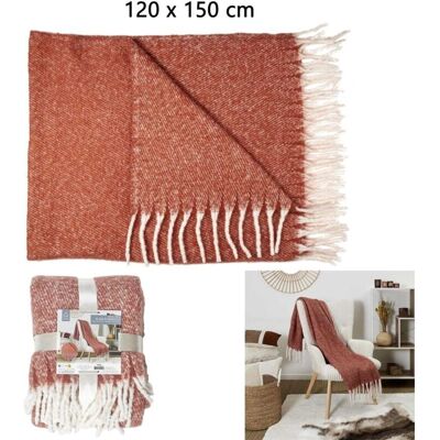 L'Unentbehrliche Plaid 120x150 cm terracotta - Bettdecken & Plaids L'Unentbehrliche Plaid 120x150 cm terracotta - Bettdecken & Plaids