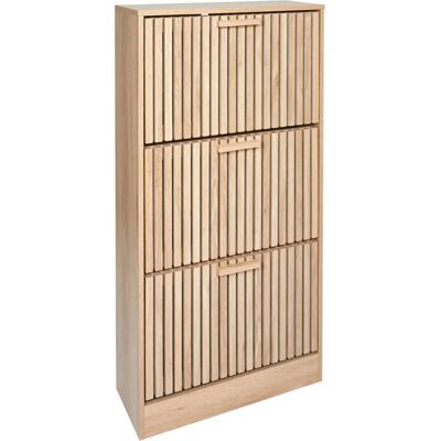 Klaus Holz-Schuhschrank - 3 Türen für 18 Paar Klaus Holz-Schuhschrank - 3 Türen für 18 Paar