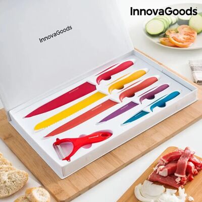 Coffret de couteaux en acier inoxydable avec revêtement en céramique - Cuisine, pain, viande, utilitaire - Publicité Coffret de couteaux en acier inoxydable avec revêtement en céramique - Cuisine, pain, viande, utilitaire - Publicité