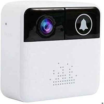 Eurowebbiz Sonnette WiFi Blanche - Sonnette avec Caméra - Sonnette vidéo - Publicité Eurowebbiz Sonnette WiFi Blanche - Sonnette avec Caméra - Sonnette vidéo - Publicité