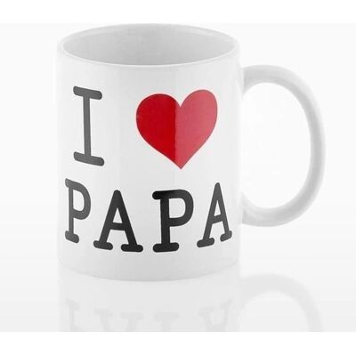 Eurowebbiz Tasse I Love Papa - Cadeau Anniversaire & Fête des Pères - Publicité Eurowebbiz Tasse I Love Papa - Cadeau Anniversaire & Fête des Pères - Publicité
