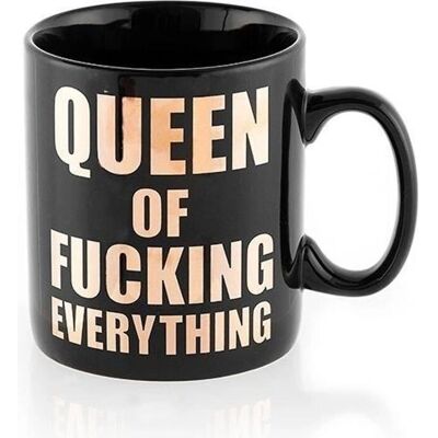 Eurowebbiz Eurowebbiz Queen Of Fucking Everything Mug XXL - Publicité Eurowebbiz Eurowebbiz Queen Of Fucking Everything Mug XXL - Publicité