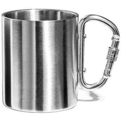 Eurowebbiz Modèle - Mug en Acier Inoxydable avec Poignée Mousqueton - Mug - Publicité Eurowebbiz Modèle - Mug en Acier Inoxydable avec Poignée Mousqueton - Mug - Publicité