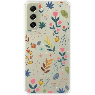 1001 COQUES - Galaxy S21 FE - Fleurs colorées - Case - Publicité 1001 COQUES - Galaxy S21 FE - Fleurs colorées - Case - Publicité