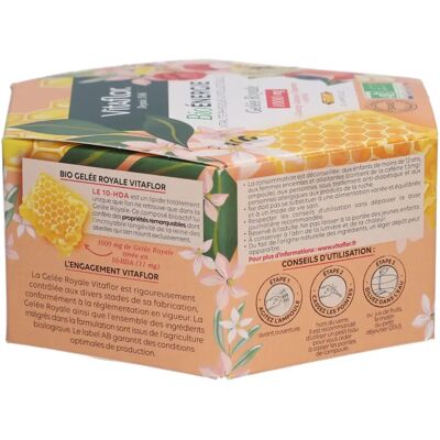 Gelée Royale Bio Vitaflor 1000 mg Énergie+ - Boîte 20 ampoules - Publicité Gelée Royale Bio Vitaflor 1000 mg Énergie+ - Boîte 20 ampoules - Publicité