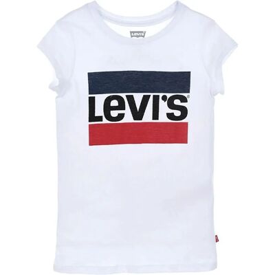 Levi's Kids Weiß Baumwoll Kurzarm T-Shirt - 4 Jahre - T-Shirt Levi's Kids Weiß Baumwoll Kurzarm T-Shirt - 4 Jahre - T-Shirt