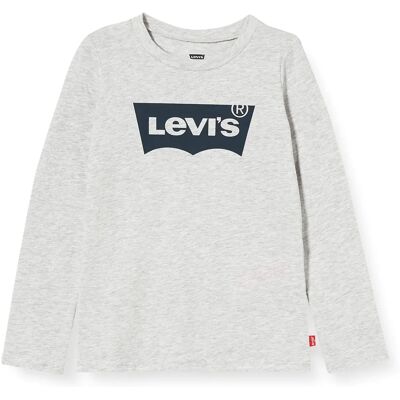 Levi's Mädchen Hellgraues Langarm T-Shirt - T-Shirt Levi's Mädchen Hellgraues Langarm T-Shirt - T-Shirt