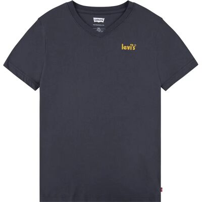 Levi's Barns Poster Logo Kortärmad V-ringad T-shirt - Blå Levi's Barns Poster Logo Kortärmad V-ringad T-shirt - Blå