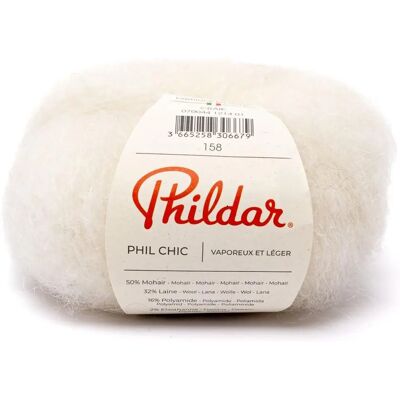 Phildar - Chic - Craie - 25 g 132 m - Yarn - Publicité Phildar - Chic - Craie - 25 g 132 m - Yarn - Publicité