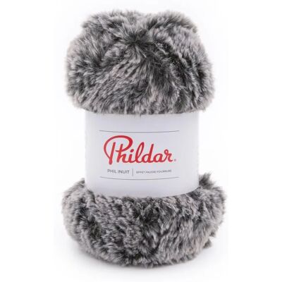 Phildar - Inuit dark - Gris foncé - Yarn - Publicité Phildar - Inuit dark - Gris foncé - Yarn - Publicité
