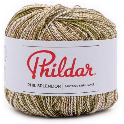 Phildar - Splendor - kaki - coton - yarn - Publicité Phildar - Splendor - kaki - coton - yarn - Publicité
