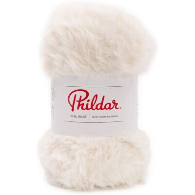 Phildar - Inuit - Écru - 100 g - Yarn - Publicité Phildar - Inuit - Écru - 100 g - Yarn - Publicité