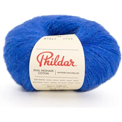 PHILDAR - Phil Mohair Coton - 100% naturel - OEKO-TEX - Yarn - Publicité PHILDAR - Phil Mohair Coton - 100% naturel - OEKO-TEX - Yarn - Publicité