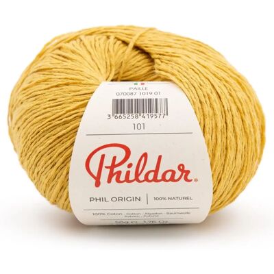 Phildar - Phil Origin - Paille - Coton - Publicité Phildar - Phil Origin - Paille - Coton - Publicité
