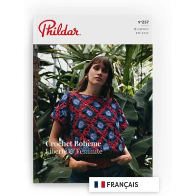 Phildar - N°257 - Bohème - Crochet - Catalogue - Publicité Phildar - N°257 - Bohème - Crochet - Catalogue - Publicité