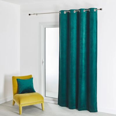 HOME MAISON Tenda in Velluto Pavone Blu - Tenda HOME MAISON Tenda in Velluto Pavone Blu - Tenda