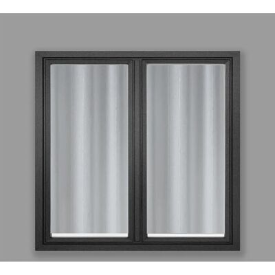 HOME MAISON Panel de Gaze Rayado Blanco - Panel para Ventana HOME MAISON Panel de Gaze Rayado Blanco - Panel para Ventana