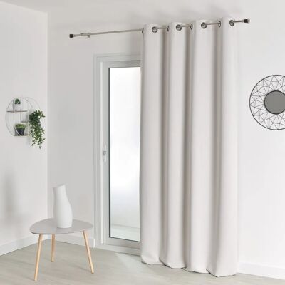 Tenda oscurante bianco satinato ignifuga HOME MAISON - Tenda Tenda oscurante bianco satinato ignifuga HOME MAISON - Tenda