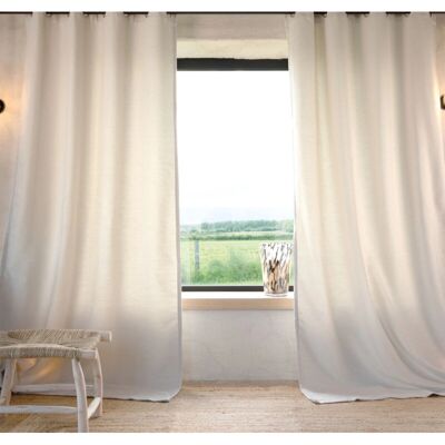 Cortina Semitransparente Ecru HOME MAISON - Cortina Cortina Semitransparente Ecru HOME MAISON - Cortina