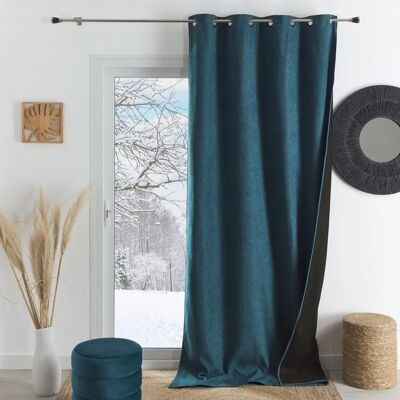 HOME MAISON Konfor Tenda Blu Pavone 140X260cm - Isolamento Termico e Acustico HOME MAISON Konfor Tenda Blu Pavone 140X260cm - Isolamento Termico e Acustico