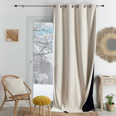 HOME MAISON Tenda Konfor Bianco Naturale 140X180 cm Termica & Isolante HOME MAISON Tenda Konfor Bianco Naturale 140X180 cm Termica & Isolante