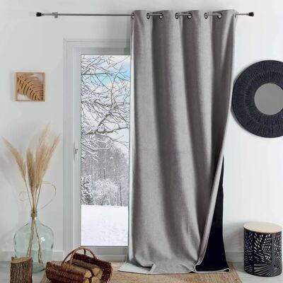 HOME MAISON Konfor Pearl Gray Thermal Curtain - Curtain HOME MAISON Konfor Pearl Gray Thermal Curtain - Curtain