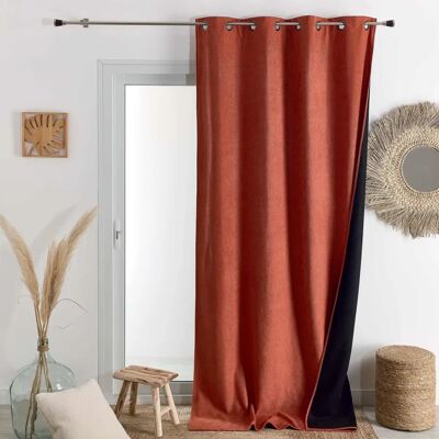 Tenda termica semi-blackout Terracotta 140x260 Cm HOME MAISON Tenda termica semi-blackout Terracotta 140x260 Cm HOME MAISON