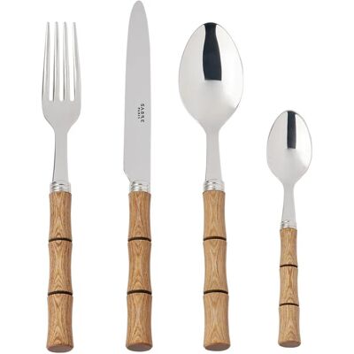 Sabre Lys Bambus Bestikksett - 24 deler - Unisex Sabre Lys Bambus Bestikksett - 24 deler - Unisex