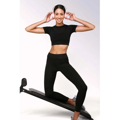 Onamaste LEG7 Hoch taillierte Schwarze Leggings - Leggings Onamaste LEG7 Hoch taillierte Schwarze Leggings - Leggings