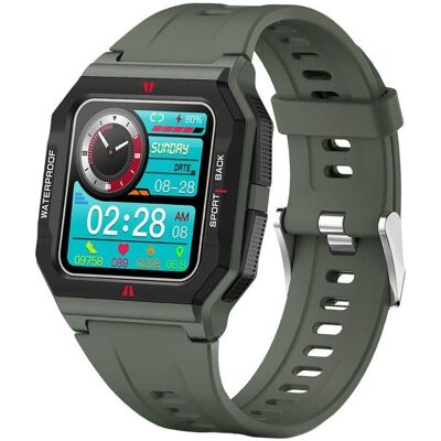 Platyne Dwac 150 Groene Smartwatch - Fitness Tracker Platyne Dwac 150 Groene Smartwatch - Fitness Tracker