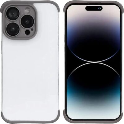 Platyne iPhone 14Pro Zelfklevende Beschermhoes - Grijs Platyne iPhone 14Pro Zelfklevende Beschermhoes - Grijs