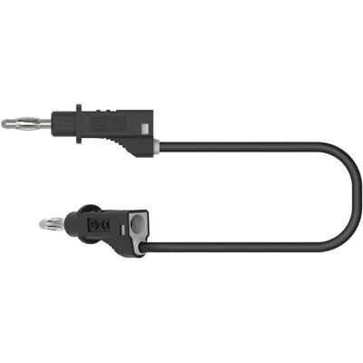 Electro PJP 2117-CD1-50N Cable de medición - Conector banana - 50cm - Negro Electro PJP 2117-CD1-50N Cable de medición - Conector banana - 50cm - Negro