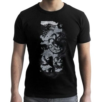 Game Of Thrones - Landkarte - T-Shirt - Schwarz - M Game Of Thrones - Landkarte - T-Shirt - Schwarz - M