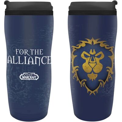 Kubek podróżny ABYstyle World of Warcraft - Przymierze - 355ml Kubek podróżny ABYstyle World of Warcraft - Przymierze - 355ml