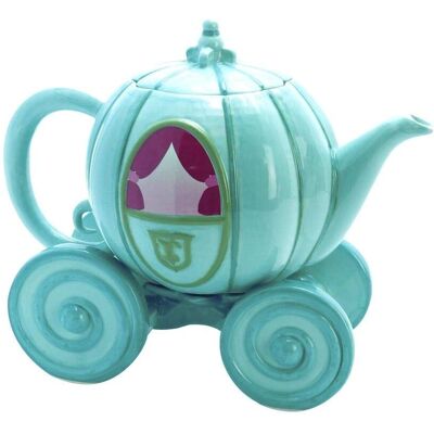 Disney Cinderella Kutschen-Keramik-Teekanne - Teekanne - Keramik - Hellblau - Disney Disney Cinderella Kutschen-Keramik-Teekanne - Teekanne - Keramik - Hellblau - Disney