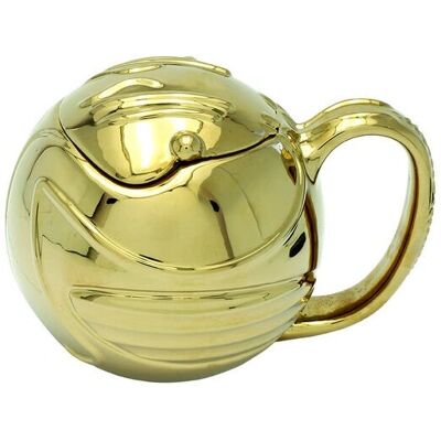 Taza 3D de Harry Potter Snitch Dorada - Taza - Oro - 450ml Taza 3D de Harry Potter Snitch Dorada - Taza - Oro - 450ml
