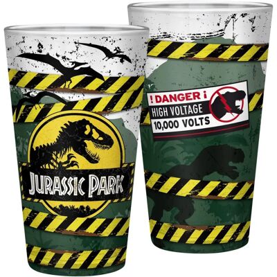 Abystyle Jurassic Park - XXL Glas - 400 ml - Ikonische Szene Abystyle Jurassic Park - XXL Glas - 400 ml - Ikonische Szene