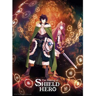 Abystyle Naofumi & Raphtalia Poster - 52x38cm Abystyle Naofumi & Raphtalia Poster - 52x38cm