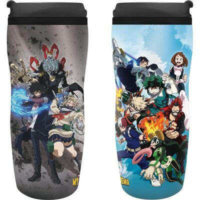 Abystyle My Hero Academia - Mug de voyage Héros contre Méchants - 355ml Abystyle My Hero Academia - Mug de voyage Héros contre Méchants - 355ml