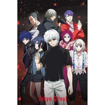 Abystyle Tokyo Ghoul - Poster - Groep - 91,5x61cm Abystyle Tokyo Ghoul - Poster - Groep - 91,5x61cm