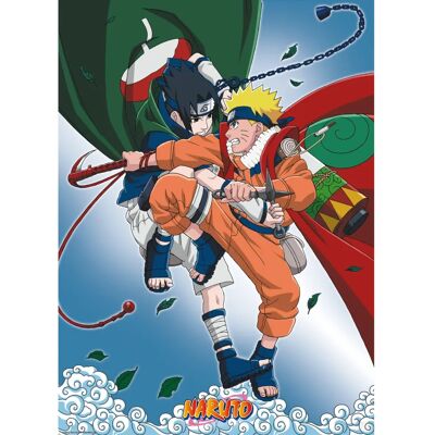 Abystyle Naruto - Poster Naruto vs Sasuke 52x38cm - Poster Abystyle Naruto - Poster Naruto vs Sasuke 52x38cm - Poster