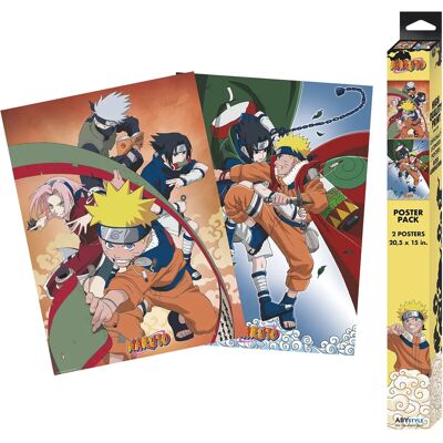 ABYstyle Naruto Set 2 Chibi Posters - Team 7 ABYstyle Naruto Set 2 Chibi Posters - Team 7