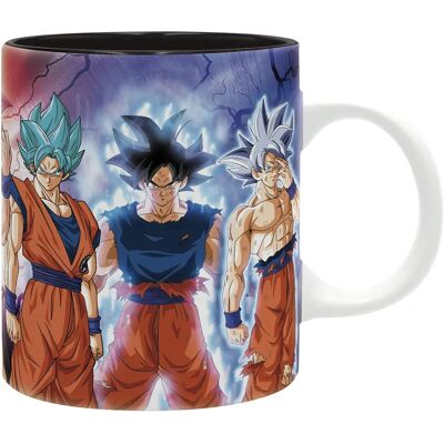 Caneca Goku Transformações Abystyle - 320ml Dragon Ball Super - Cerâmica Caneca Goku Transformações Abystyle - 320ml Dragon Ball Super - Cerâmica