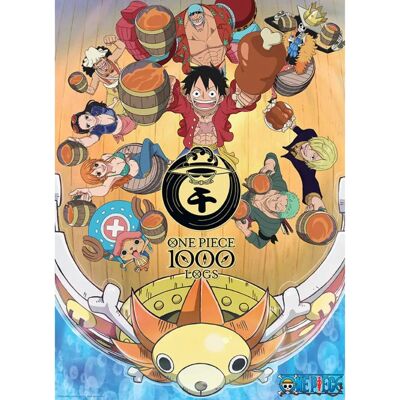 Abystyle One Piece - Poster "1000 Logos zum Gruß" (52x38 cm) Abystyle One Piece - Poster "1000 Logos zum Gruß" (52x38 cm)