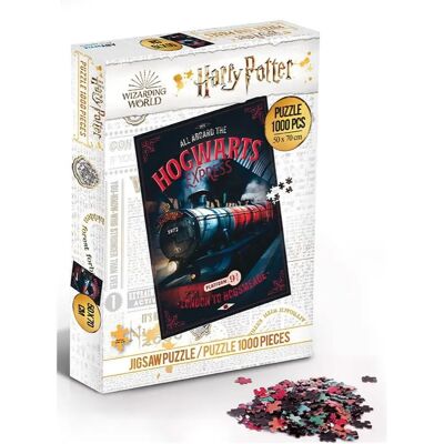 Puzzle Harry Potter Hogwarts Express 1000 elementów - Unisex - Wielokolorowy Puzzle Harry Potter Hogwarts Express 1000 elementów - Unisex - Wielokolorowy