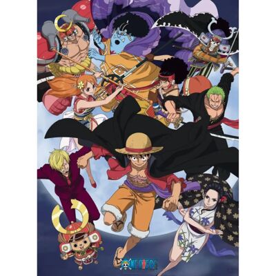 Affiche Wano Raid - One Piece - 52x38cm - Publicité Affiche Wano Raid - One Piece - 52x38cm - Publicité