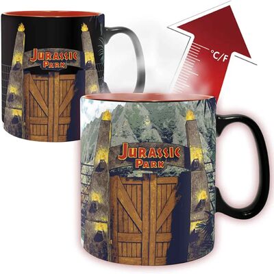 Jurassic Park Tor-Heatchange Tasse - 460ml - Keramik Jurassic Park Tor-Heatchange Tasse - 460ml - Keramik